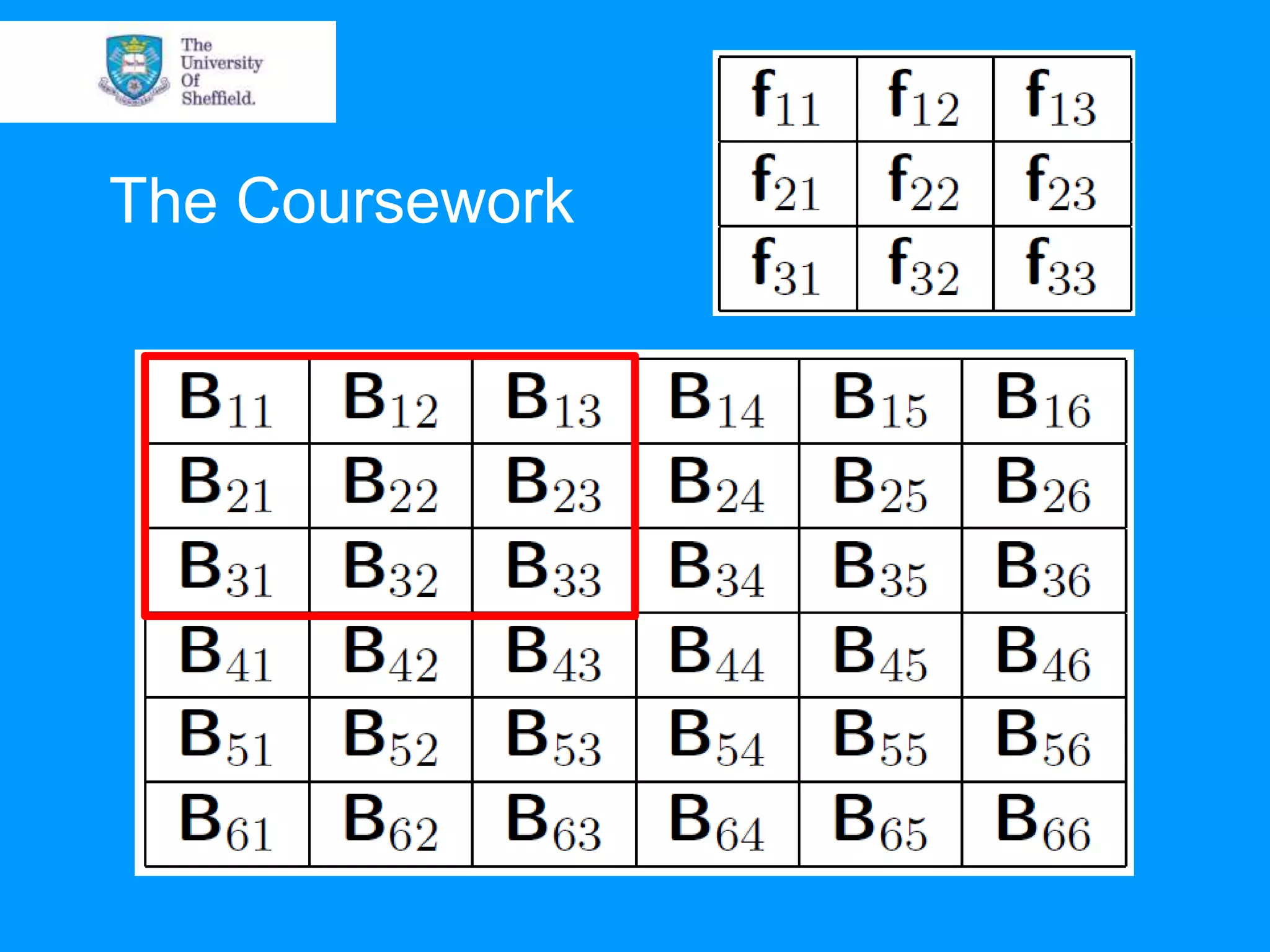 The Coursework 