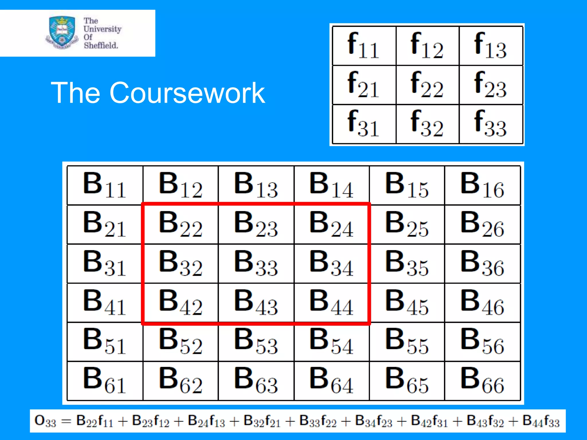 The Coursework 