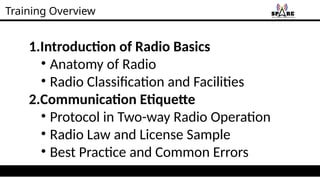 SPARE Civic Basic Radio 101 presentation | PPTX