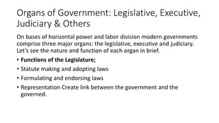 Understanding government and governmental System | PPTX | Politics