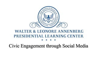 Civic Engagement through Social Media 