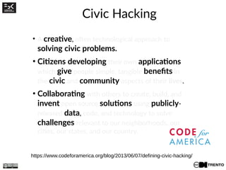 Civic Hacking: an introduction for high school students | PPT