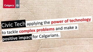 Civic Innovation YYC