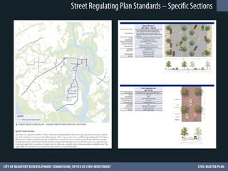 Street Regulating Plan Standards – Specific Sections
 