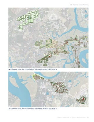 1.4 Transect-Based Planning

SSConceptual development opportunities sector 4

SSConceptual development opportunities sector 5

City Of Beaufor t, SC | Civic Master Plan

19

 