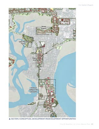 11.2 Sector 2 Projects

Harvey
Property

Salzer/Marsher
Tracts

Depot
Area

Technical
College of the
Lowcountry

SSsector 2 conceptual Development/Redevelopment Opportunities
C i t y O f B e a u f o r t , S C | C i v i c M a s t e r P l a n 245

 