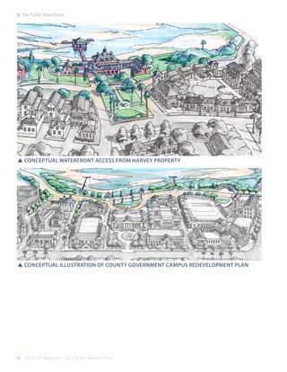 2: The Public Waterfront

SSconceptual waterfront access from harvey property

SSConceptual illustration of county government campus redevelopment plan

42

City Of Beaufor t, SC | Civic Master Plan

 