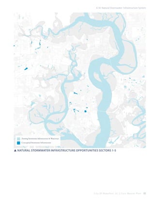 4.18 Natural Stormwater Infrastructure System

- Existing Stormwater Infrastructure & Waterways
- Conceptual Stormwater Infrastructure

SSnatural stormwater infrastructure opportunities sectors 1-5

City Of Beaufor t, SC | Civic Master Plan

83

 