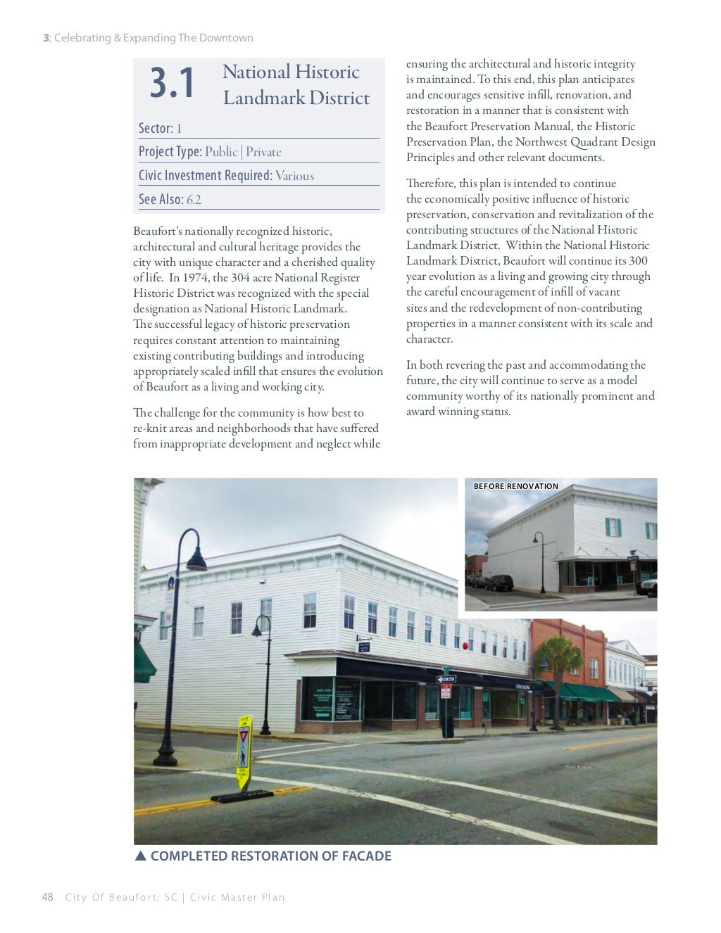 City of Beaufort Civic Master Plan Adopted