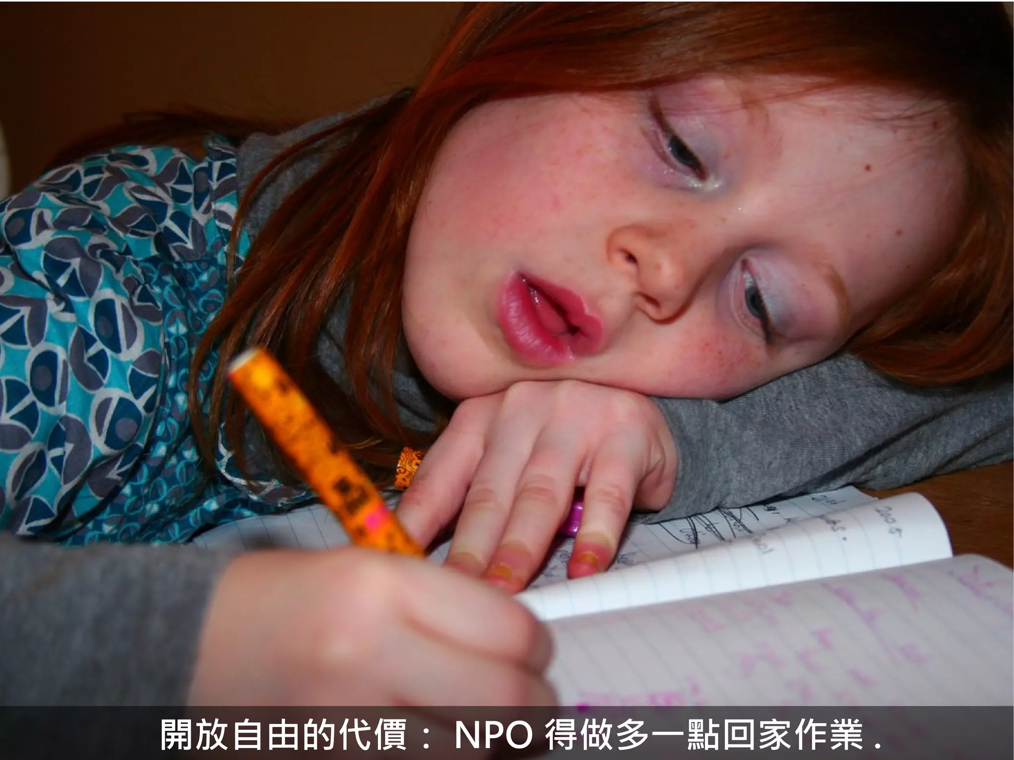 開放自由的代價： NPO 得做多一點回家作業 .
 