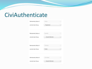 CiviAuthenticate
 