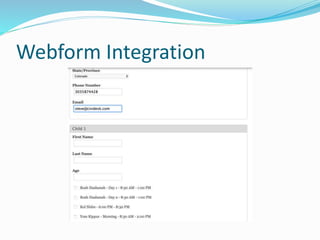 Webform Integration
 