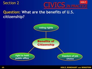 Civics  ch.1 we the people