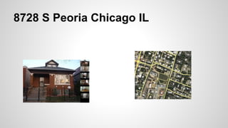 8728 S Peoria Chicago IL
 