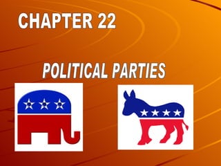 CHAPTER 22 POLITICAL PARTIES 