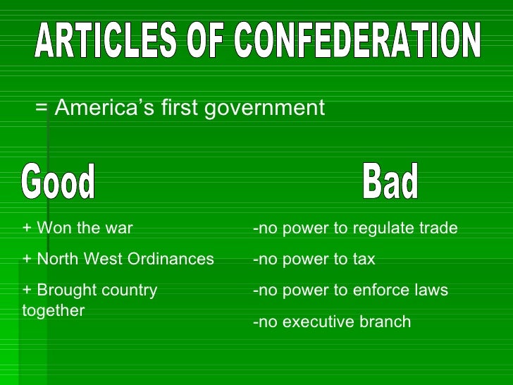 the equally that the articles of confederation brought in america the equally that the articles of confederation brought in america