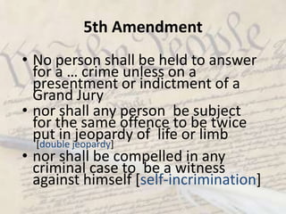 3rd AmendmentNo Soldier shall, in time of peace be quartered in any house, without the consent of the Owner, nor in time of war. . . .
