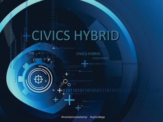 CIVICS HYBRIDCIVICS HYBRID
CIVICS HYBRIDCIVICS HYBRID
CIVICS HYBRIDCIVICS HYBRID
#mariskemyeketampi #uphcollege
 