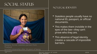 Social status of stateless people .pptx