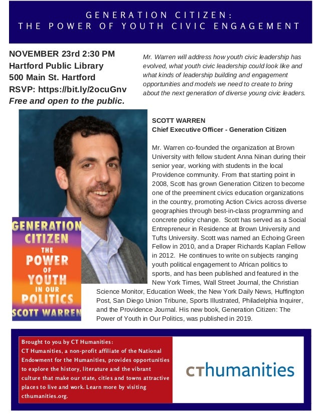 2019 Connecticut Civic Summit Slide 2