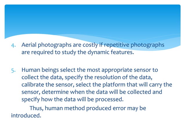 Advantages And Disadvantages Of Remote Sensing