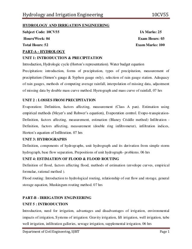 hydrological engineers