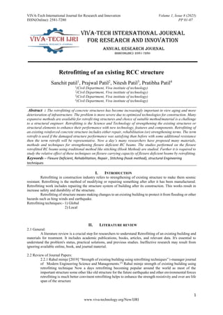 Advanced Retrofitting Techniques for Strengthening RCC Structures ...