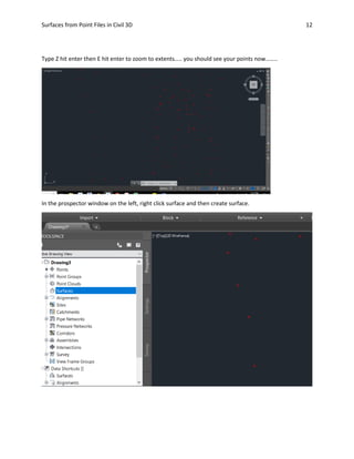 Civil 3d surface import | PDF