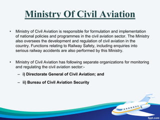 GoAir comes a close second in terms of seat occupation mainly because of low cost strategyPerformance of Aviation IndustryOnly five airline services companies are listed on the stock exchanges in India and hence only their quarterly financial information is available.Top three of the five companies in the aviation sector reported a robust sales growth of over 20% each during the December 2010 quarter. Higher passenger volumes coupled with improved realisations enabled the industry post healthy sales growth.Jet Airways, India’s largest airline by sales, was the only company to register higher net profit. Net profit margin (net profit to sales ratio) dipped marginally to 3.3% in December 2010 quarter due to a more than proportionate increase in net sales vis-à-vis profit. Profits were lower due to deferred tax adjustment made by the company.Although sales of Kingfisher Airlines surged by 28.1%, it continued to record a loss at the net level during October-December 2010 compared to a year-ago. Appreciation of Indian Rupee vis-à-vis $ enabled Kingfisher register a decline in rent and lease rent.