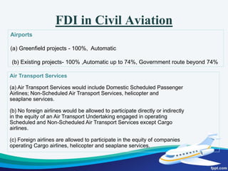 Union Budget 2011Increase in MAT rate from 18% to18.5%. Since most airline companies are reeling under huge accumulated losses, there should not be any immediate additional cash outflow on account of this changeReduction in surcharge from 7.5% to 5%. The reduction in effective corporate tax rate will not have an immediate impact on account of accumulated losses.Exemption from education cess and secondary and higher education cess presently available to aircrafts is being withdrawnA basic custom duty of 2.5% is being imposed on import of aircrafts for non scheduled operations. The exemptions from addiditional duty of customs(CVD) and special additional duty of customs (SAD) would continue