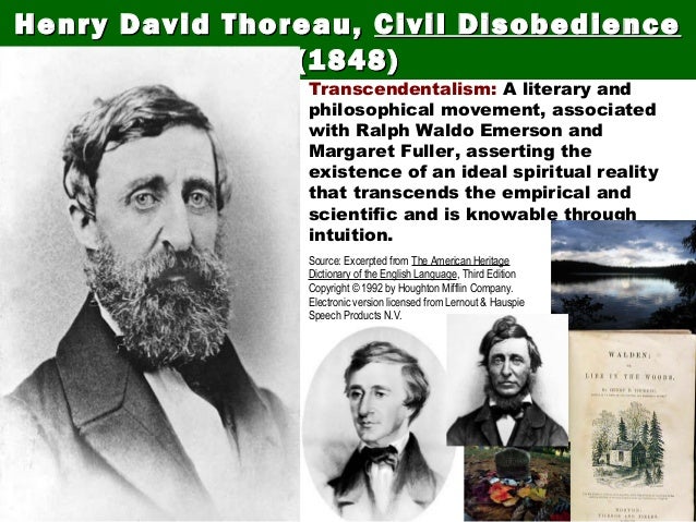 Civil Disobedience By David Thoreau