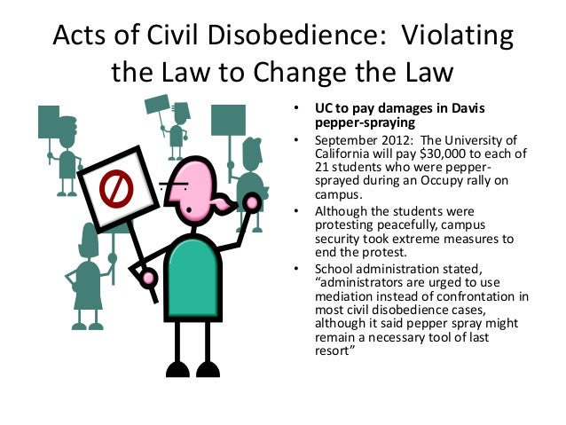 disobedience cja