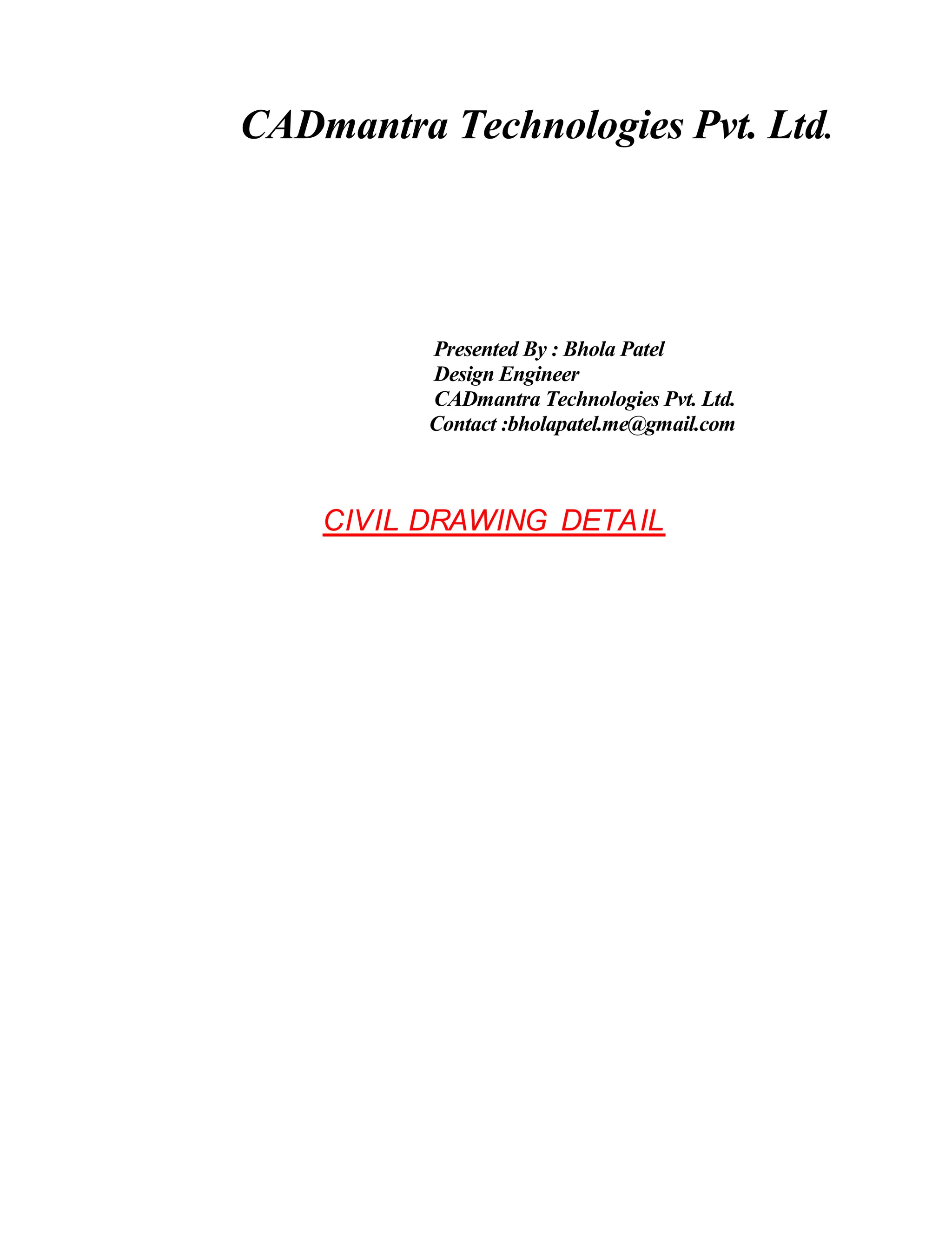 Civil drawing detail | PDF
