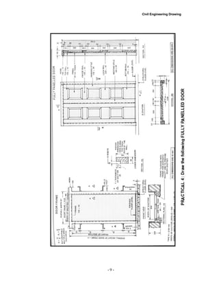 Civil Engineering Drawing
- 9 -
 