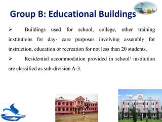 Class Division Building Example Civil engineering disciplines and building classification | PDF
