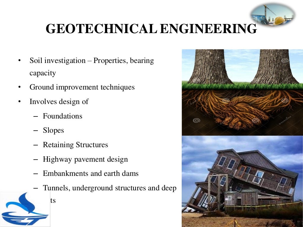 Civil engineering disciplines and building classification