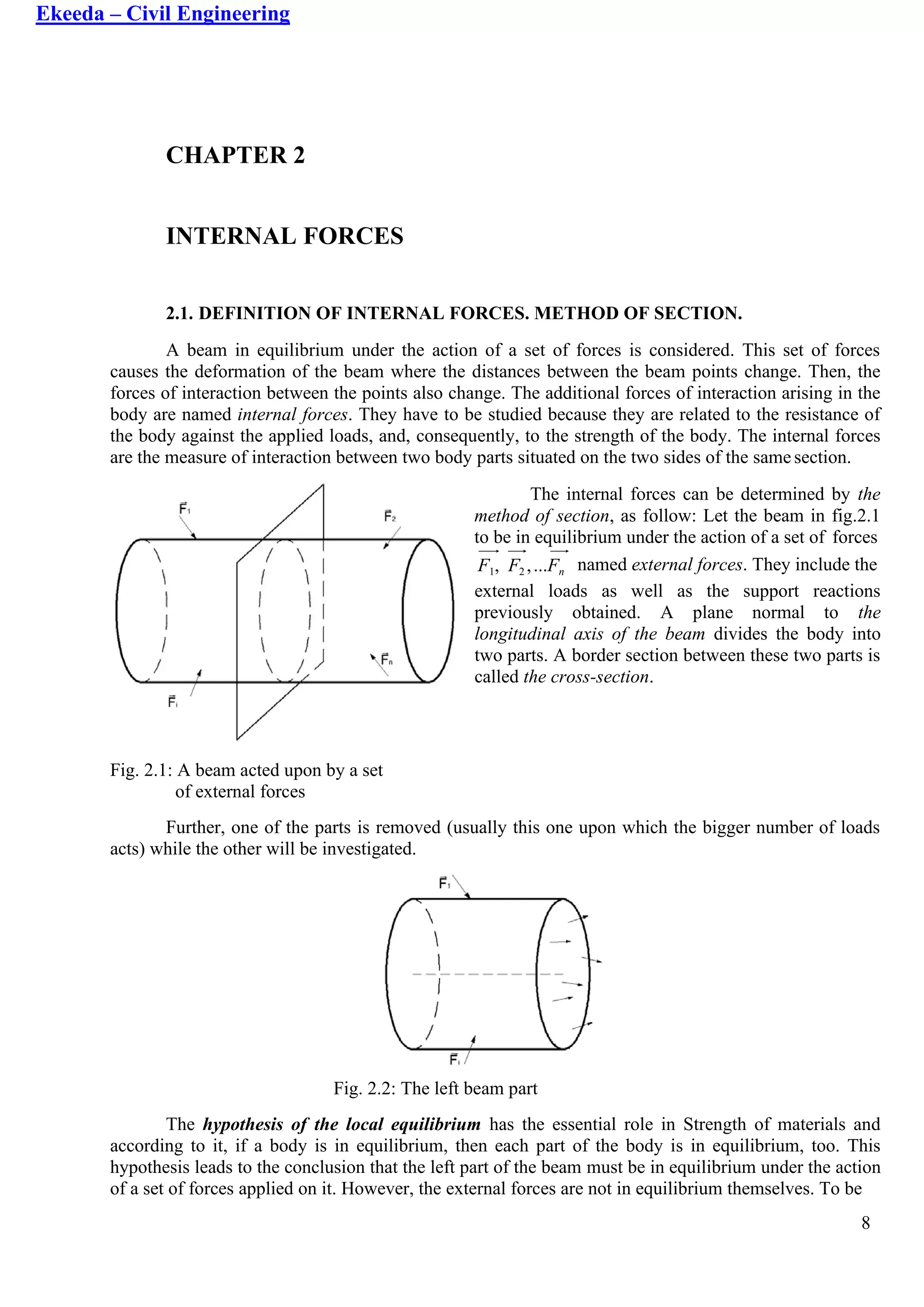Civil engineering - strength of materials | PDF