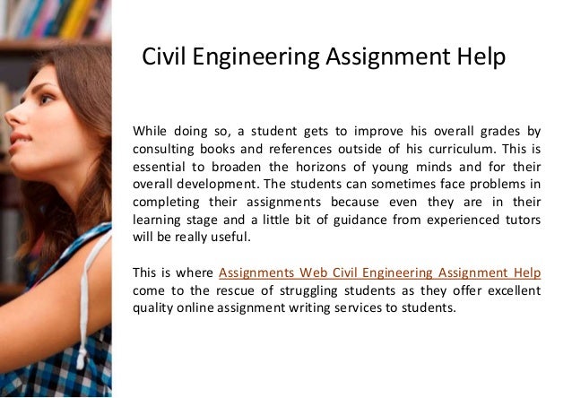 Civil engineering assignment help