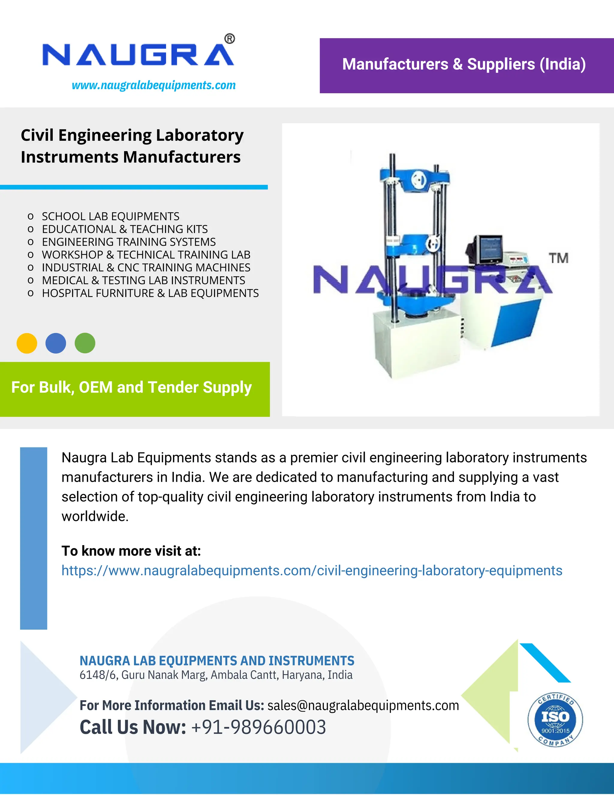 Civil Engineering Laboratory Instruments Manufacturers.pdf