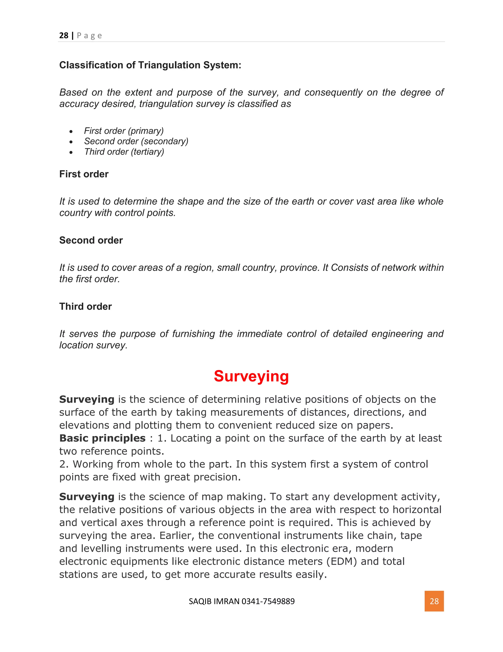 Civil engineering land surveying basics pdf | PDF