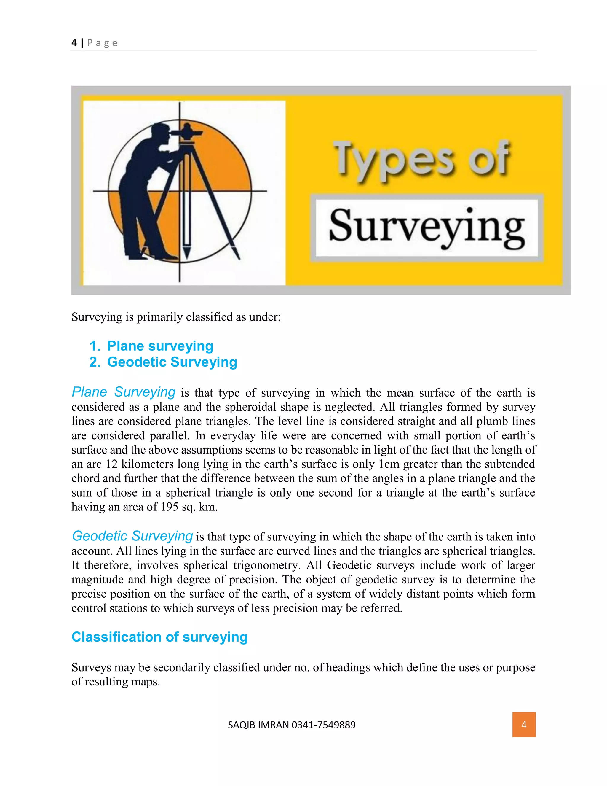 Civil engineering land surveying basics pdf | PDF