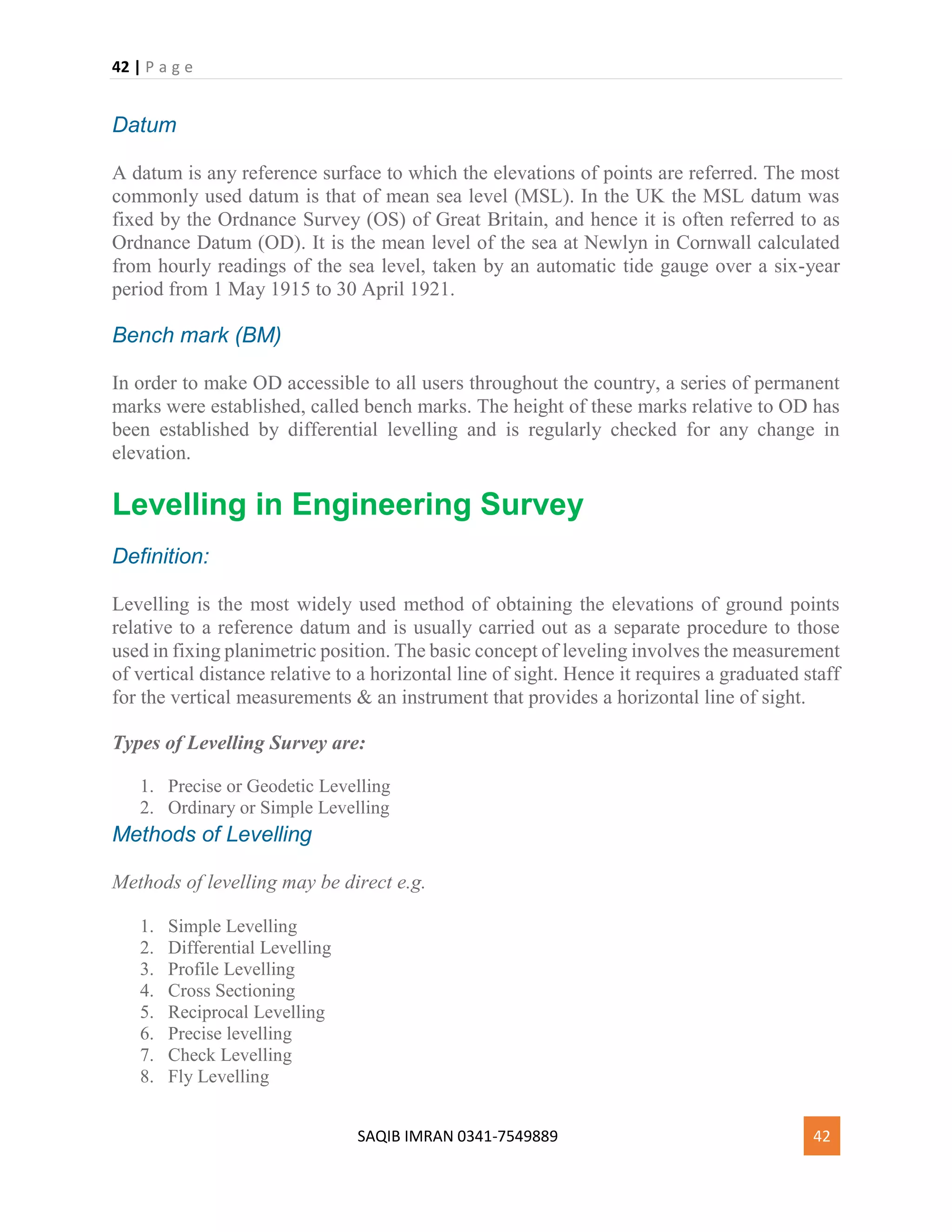 Civil engineering land surveying basics pdf | PDF