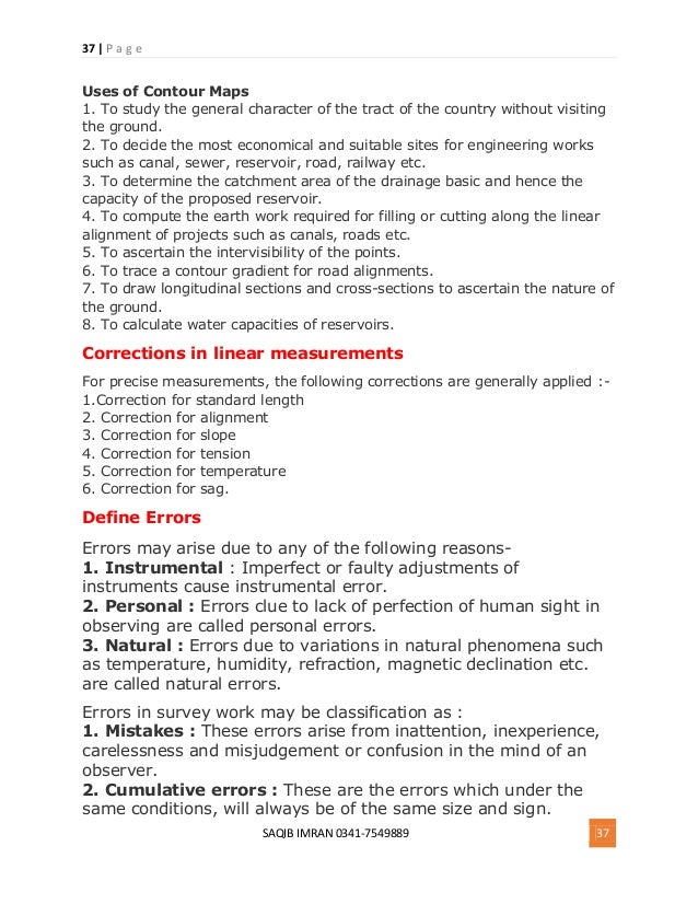 Civil engineering land surveying basics pdf