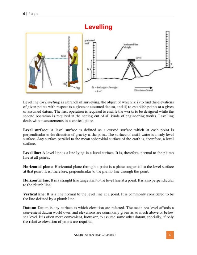 Civil engineering land surveying basics pdf