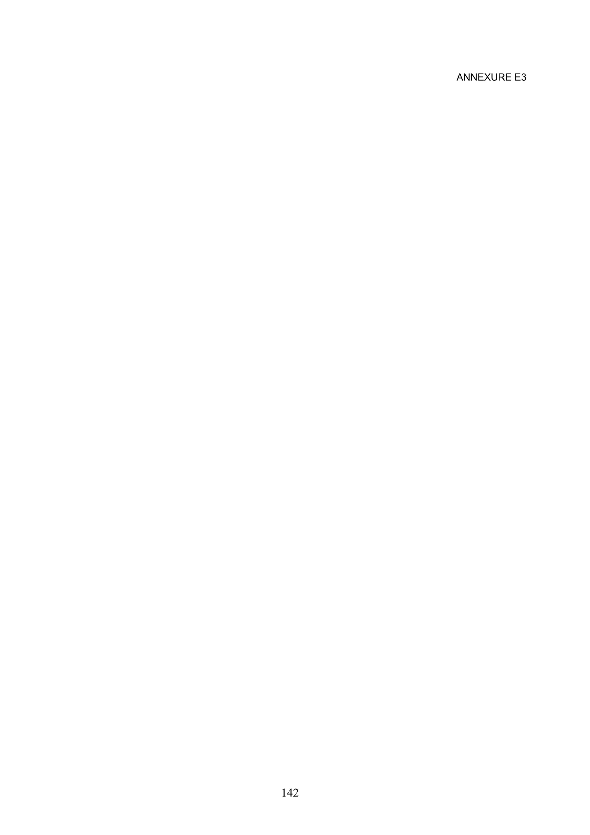 142 
ANNEXURE E3 
 