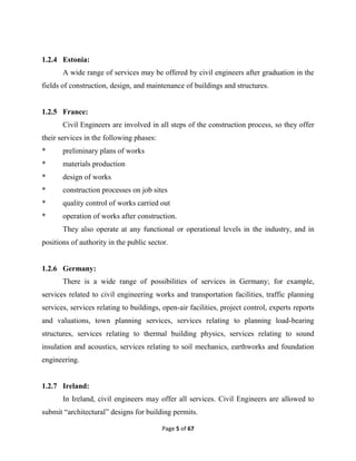 Civil Engineering Services | PDF
