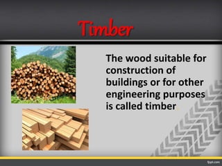 CIVIL ENGINEERING CONSTRUCTIONS MATERIALS | PPTX