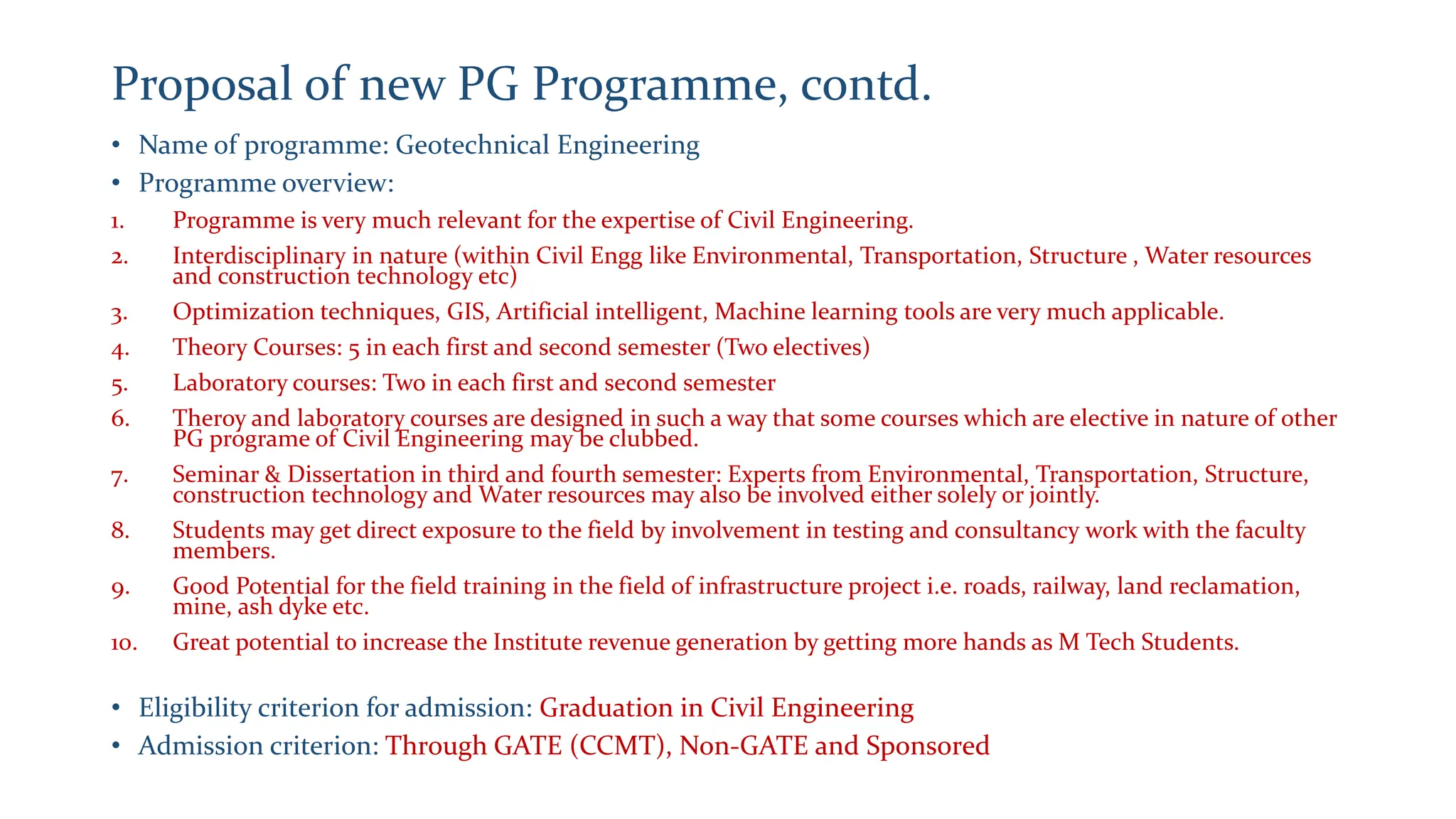 Civil_Geotech Engg Proposal of new and details of existing PG ...