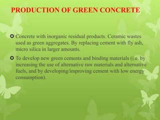 Green Concrete | PPTX