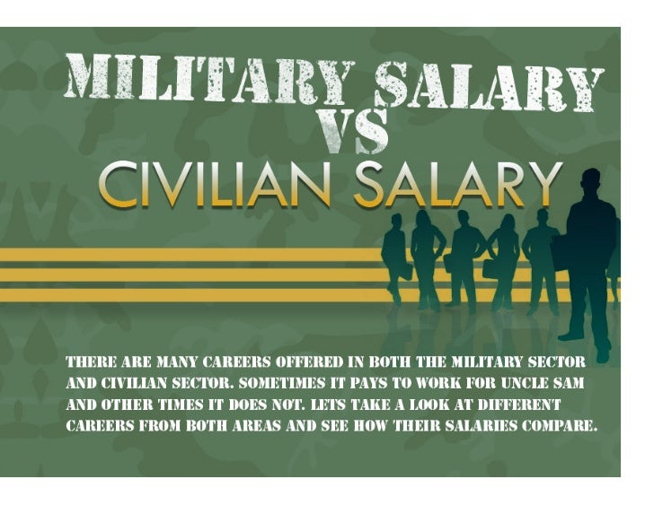 Military vs. civilian: Which pays better?